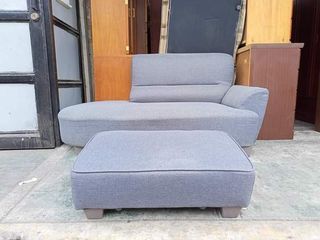 2 seater sofa with ottoman