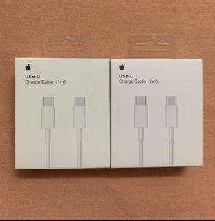 2M / 1 meter apple Macbook USB - C to USB - C  ( type c to type c ) charger cable