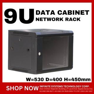 9U DATA CABINET RACK, server rack, data rack
