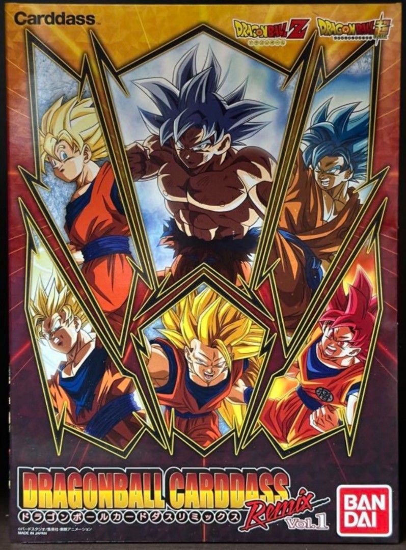 已售完多謝支持] 油麻地店現貨DRAGON BALL CARDDASS REMIX VOL.1