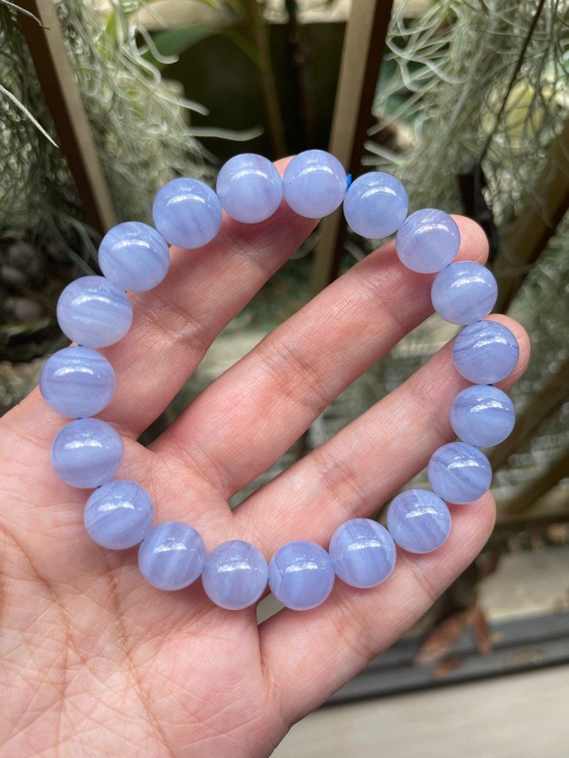 Blue lace agate bracelet shop