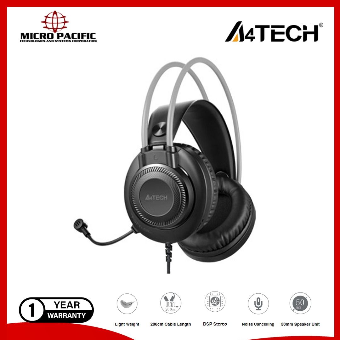A4TECH FSTYLER FH200U Conference 3.5mm plug/jack Over-Ear Headphone ...