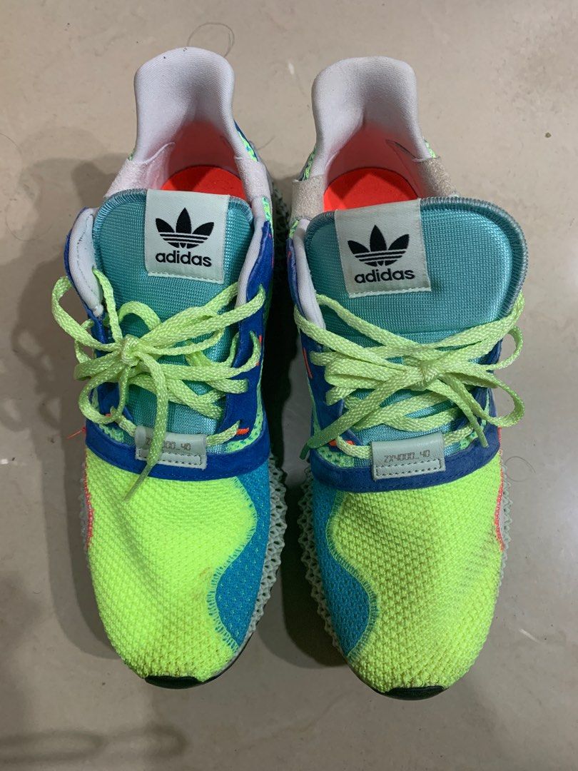 Adidas ZX4000 4D Easy Mint (Category: Sneakers) located in Taguig. Submitted by kaizen239 (Listing ID 1295174671, Image 2). Description: Still for sale as of 6/11/2026 RFS- Don’t like the shoes. Dad wore it twice but didn’t like it either No box (don’t know where it went). Needs a bit of cleaning on the outsole as it was worn twice (maybe insole as well). Otherwise, it is like new Not really a sneaker head so I’m not sure about the size, but it’s