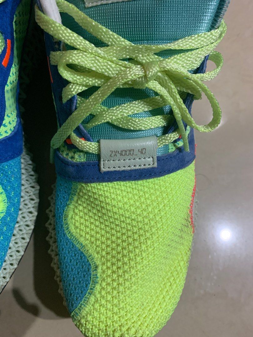 Adidas ZX4000 4D Easy Mint (Category: Sneakers) located in Taguig. Submitted by kaizen239 (Listing ID 1295174671, Image 3). Description: Still for sale as of 6/11/2026 RFS- Don’t like the shoes. Dad wore it twice but didn’t like it either No box (don’t know where it went). Needs a bit of cleaning on the outsole as it was worn twice (maybe insole as well). Otherwise, it is like new Not really a sneaker head so I’m not sure about the size, but it’s