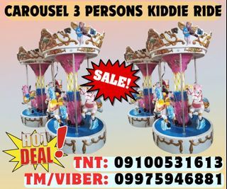Angel Carousel 3 Persons Kiddie Ride