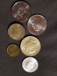 Australia and Singapore coins