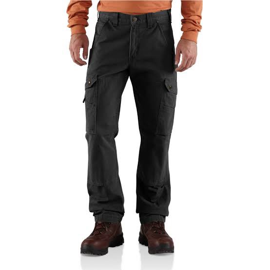 Authentic Carhartt B342 BLK Relaxed Fit Ripstop Cargo Double Knee Pants Workwear for Men s Waistline is 32 Men s Fashion Bottoms Jeans on Carousell