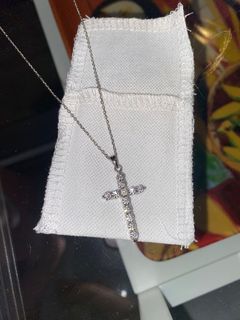 Authentic Moissanite Cross Necklace