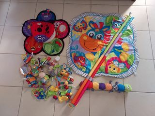 Baby Play Gym and Lamaze Spin and Explore