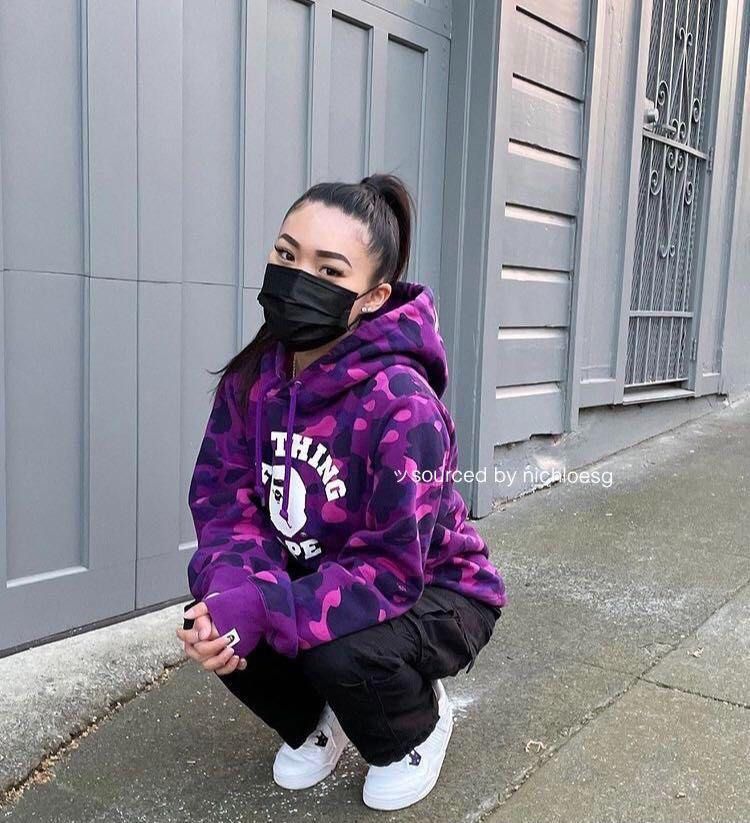 BAPE COLOR CAMO COLLEGE PULLOVER HOODIE, Men's Fashion, Tops