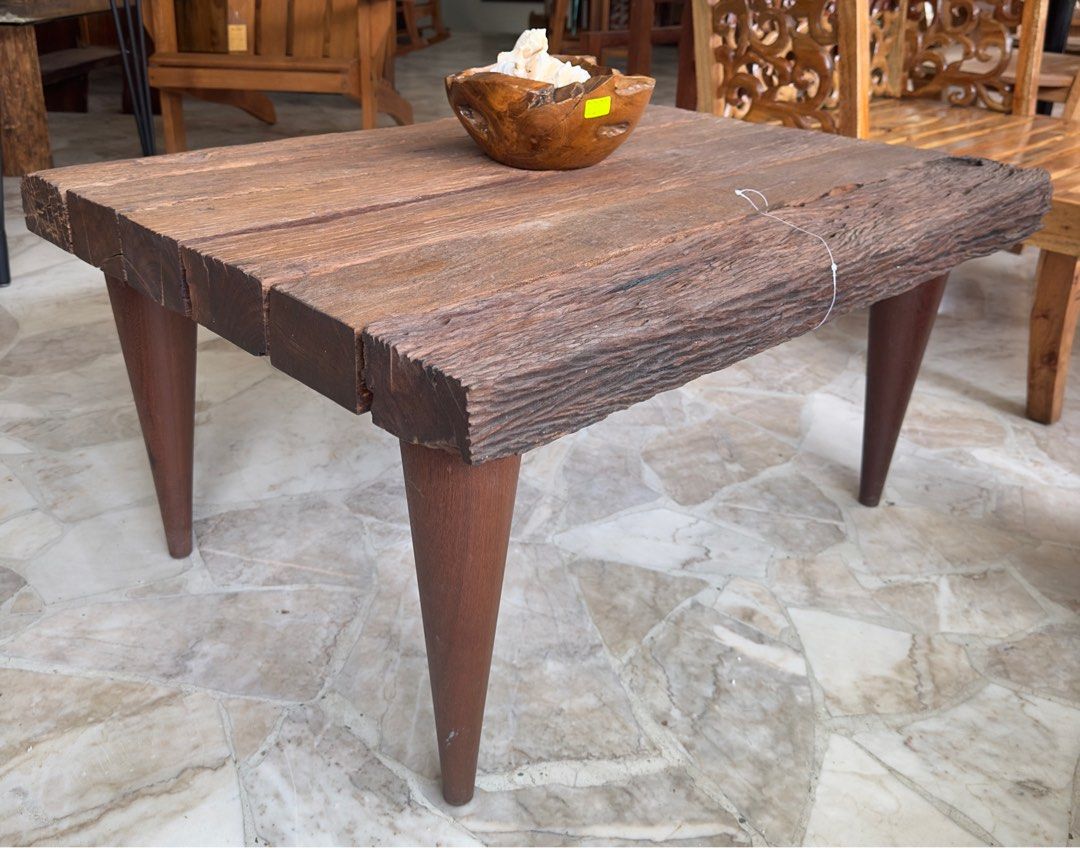 Belian Wood Coffee Table, Furniture & Home Living, Furniture, Tables