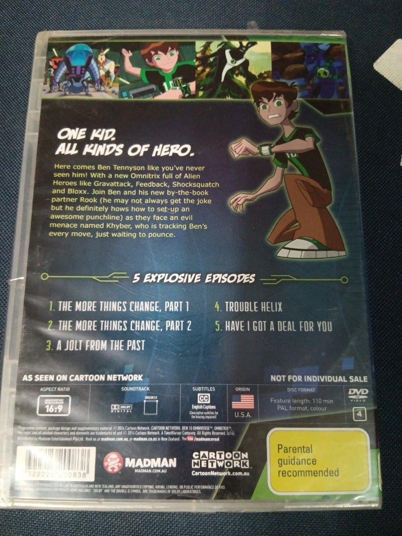 Ben 10 Omniverse (Category: Action & Battle Toys) located in Manila. Submitted by ayinong0453384 (Listing ID 1295017972, Image 2). Description: item is in excellent condition sealed working pm for order.