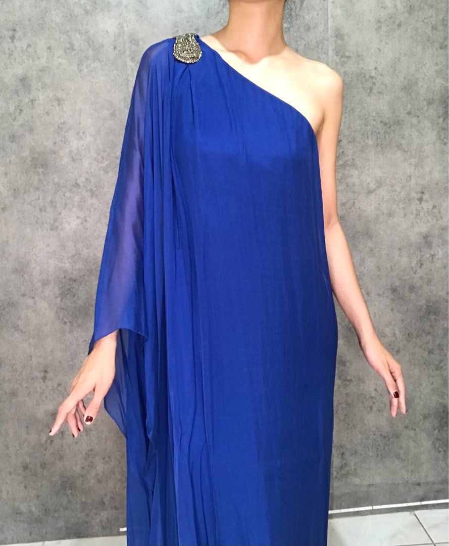 Carolina herrera blue dress online