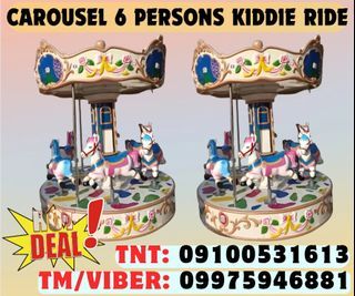 Carousel 6 Persons Kiddie Ride Machine