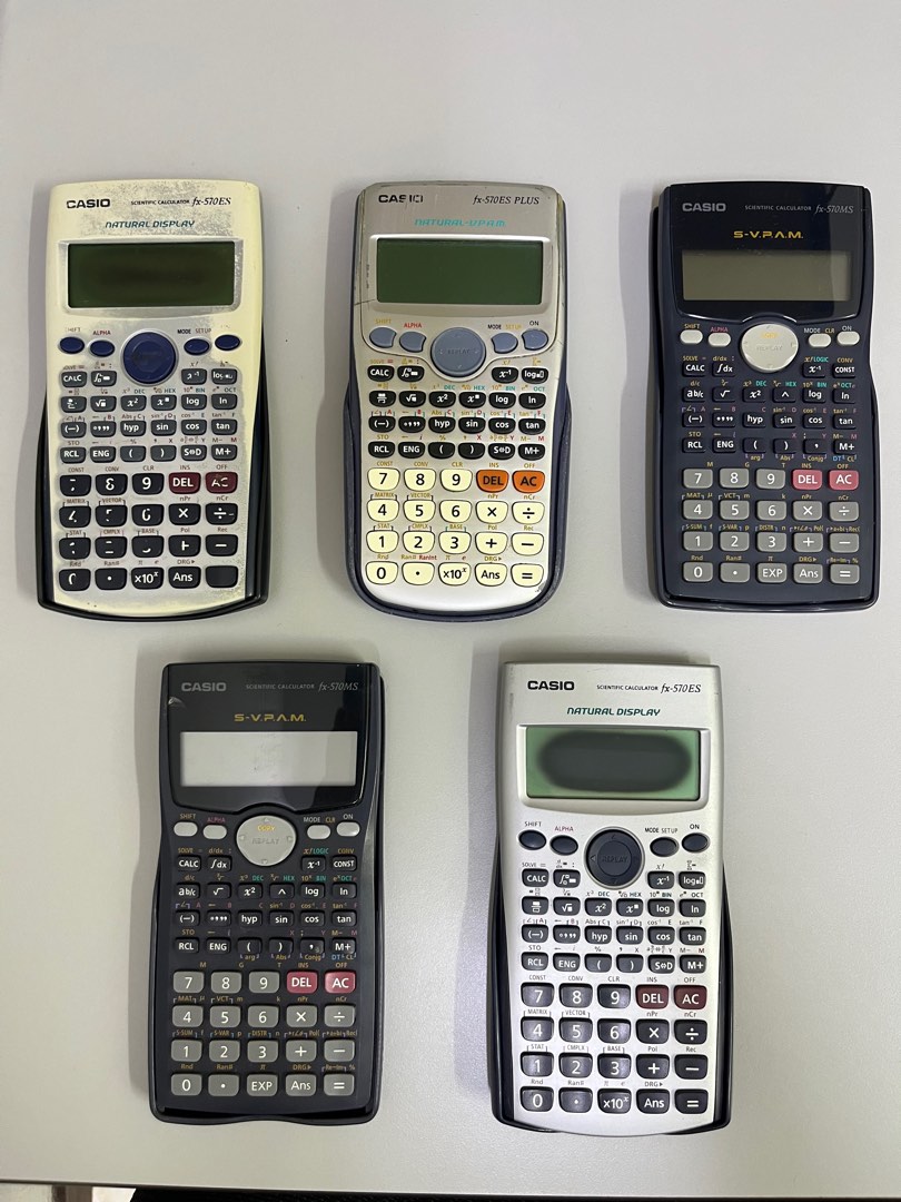 Casio Calculator / 570 ES / 570 MS / student / work / study, Hobbies ...