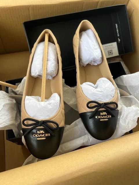 Coach ballerina flats store