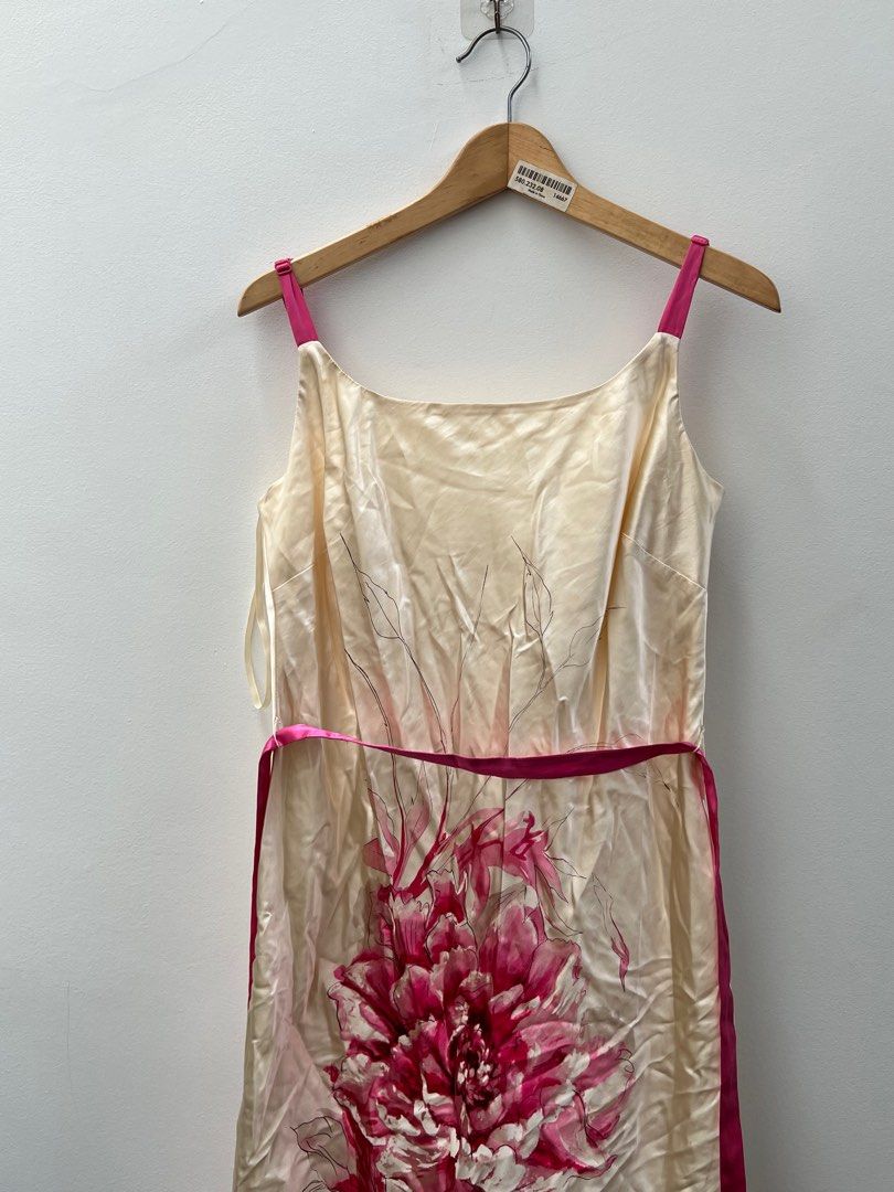 Coast pink and white dress top