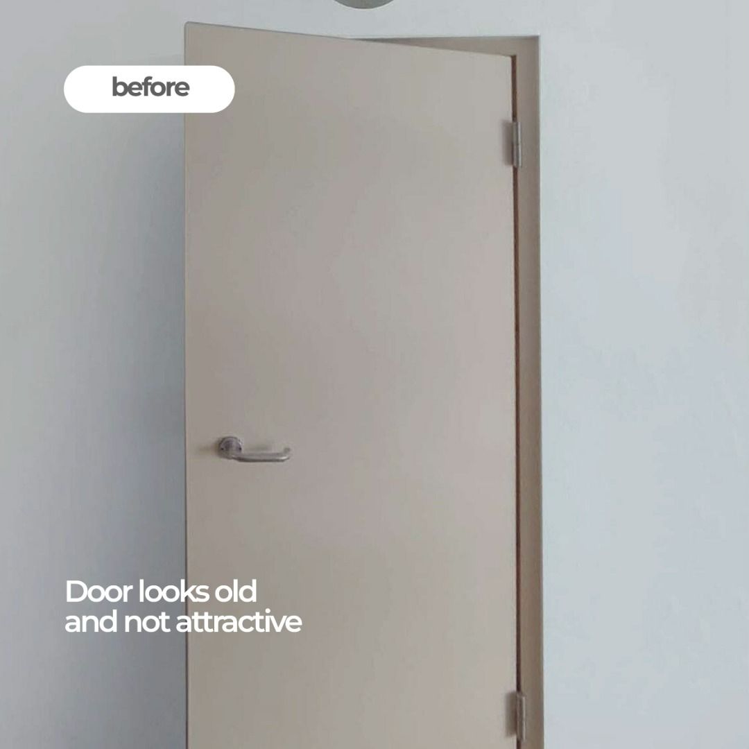Door and Door Frame Laminate / HDB Door Laminate / Room Door Sticker