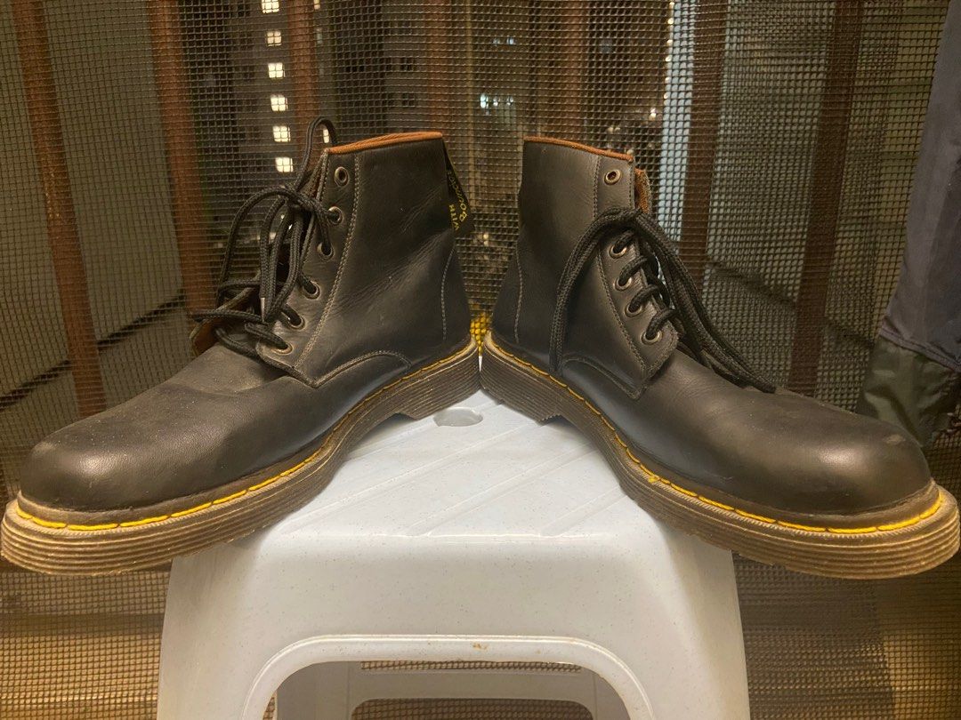 Stivali Dr. Martens 6 Eye Boot - Nero Pelle Unisex Taglia 41 EU