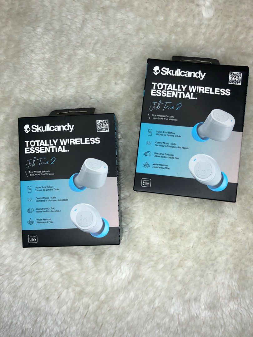 EARBUDS SKULLCANDY JIB TRUE 2 WIRELESS (Category: Earphones) located in Legazpi City. Submitted by albay.hype.shop (Listing ID 1295037812, Image 3). Description: SKULLCANDY JIBTRUE 2 WIRELESS EARBUDS 1,550 ONLY 33 HOURS TOTAL BATT CONTROLS MUSIC+CALLS WATER RESISTANT IPX4 SUPREME SOUND GCASH MOP JNT/LBC COURIER.