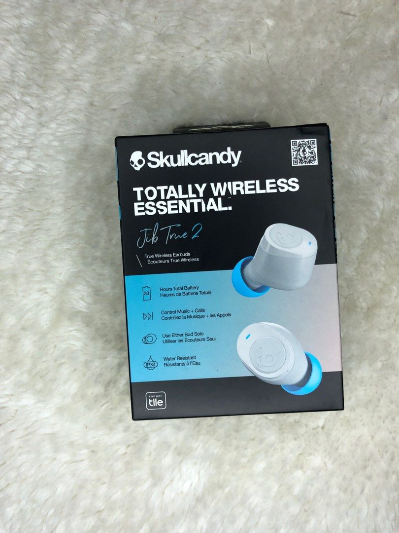 EARBUDS SKULLCANDY JIB TRUE 2 WIRELESS (Category: Earphones) located in Legazpi City. Submitted by albay.hype.shop (Listing ID 1295037812, Image 1). Description: SKULLCANDY JIBTRUE 2 WIRELESS EARBUDS 1,550 ONLY 33 HOURS TOTAL BATT CONTROLS MUSIC+CALLS WATER RESISTANT IPX4 SUPREME SOUND GCASH MOP JNT/LBC COURIER.