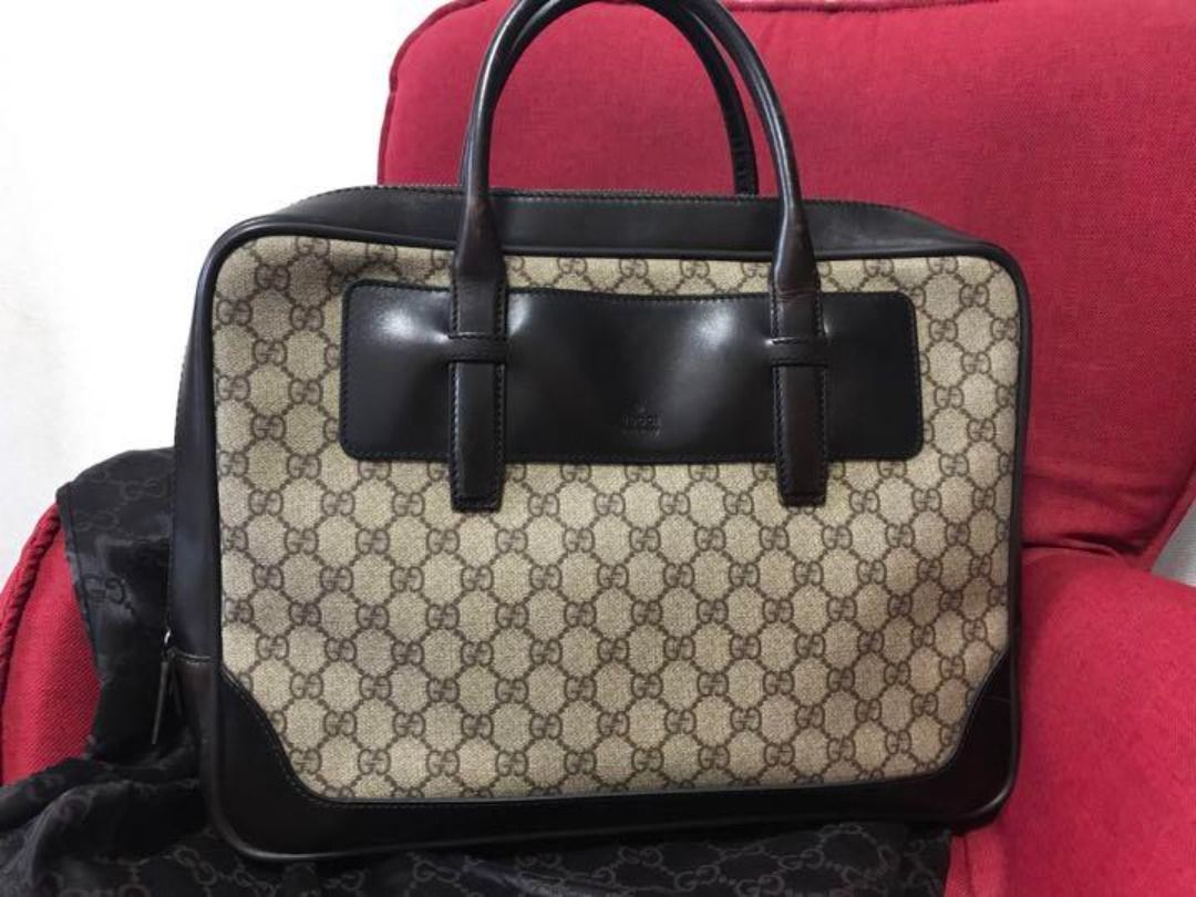 Gucci business bag briefcase Men s Fashion Bags Briefcases on Carousell