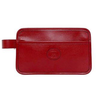 Gucci clutch bag red interlocking