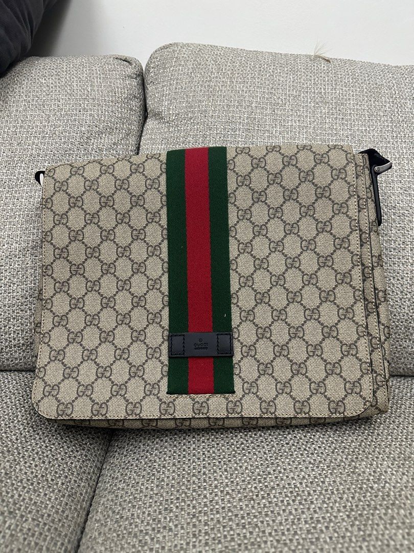 Gucci man bag beige sales