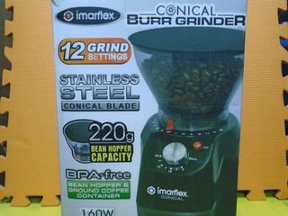 Imarflex Conical Burr Grinder IBG-225C Coffee Grinder