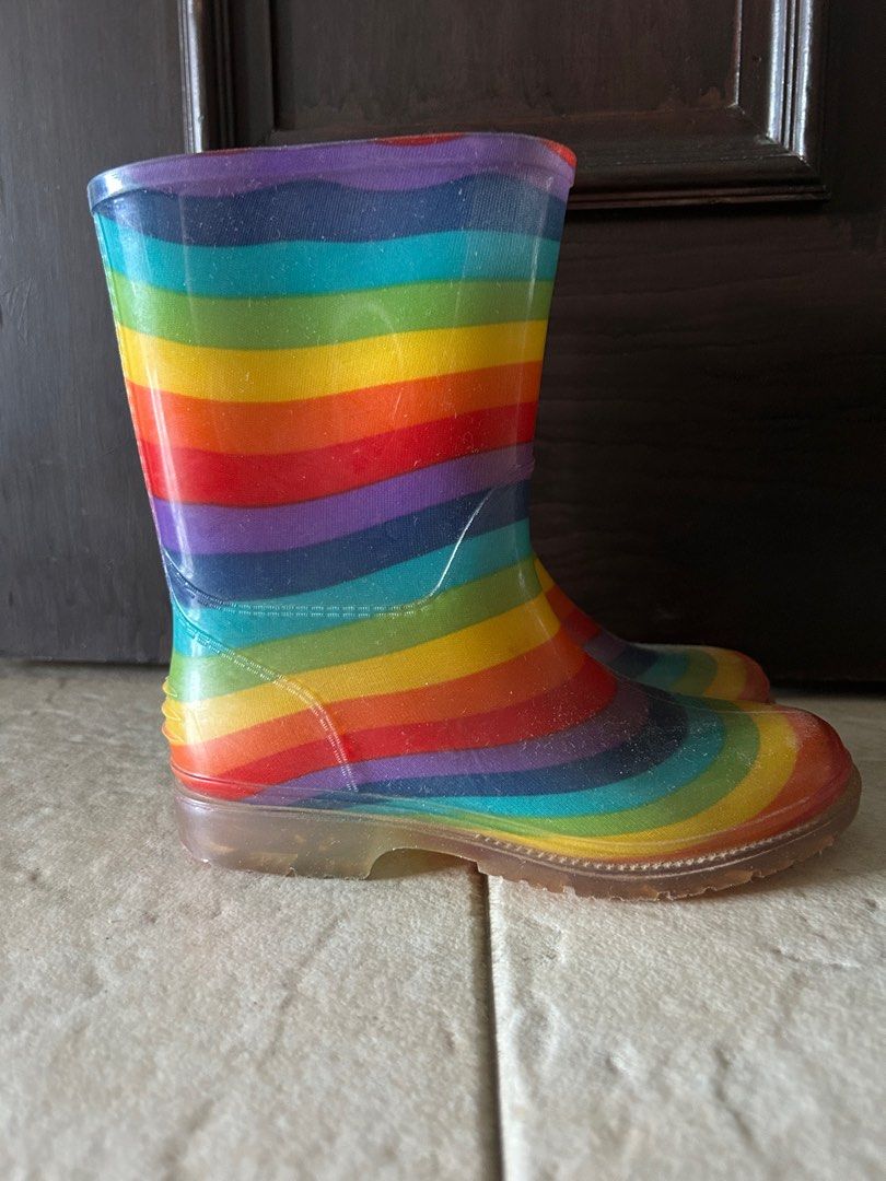 Kids rain boots size 2 clearance
