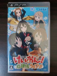 (LAST PRICE POSTED!) Good Condition K-ON! Houkago Live!! (Japanese) PSP Game