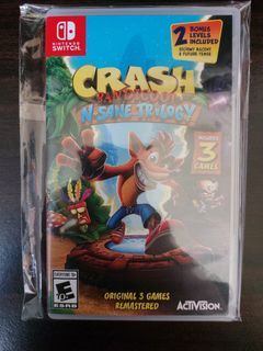(LAST PRICE POSTED!) Like New Crash Bandicoot N. Sane Trilogy (US Version) Nintendo Switch Game