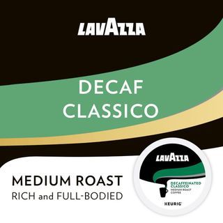 Lavazza Decaffeinated Classico Single-Serve Coffee K-Cups for Keurig Brewer (1box/10count)