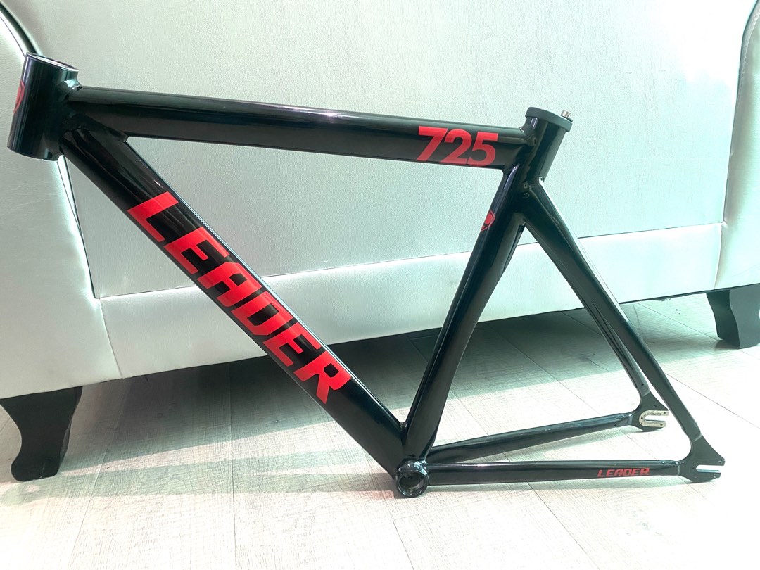 LEADER 725 52cm Classic Fixed Gear Frame Sports Equipment Bicycles Parts Bicycles on Carousell