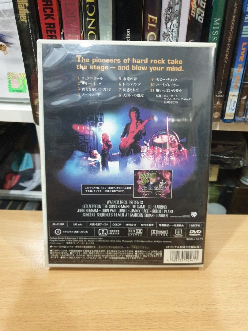 Led Zeppelin DVD, Hobbies & Toys, Music & Media, CDs & DVDs on Carousell