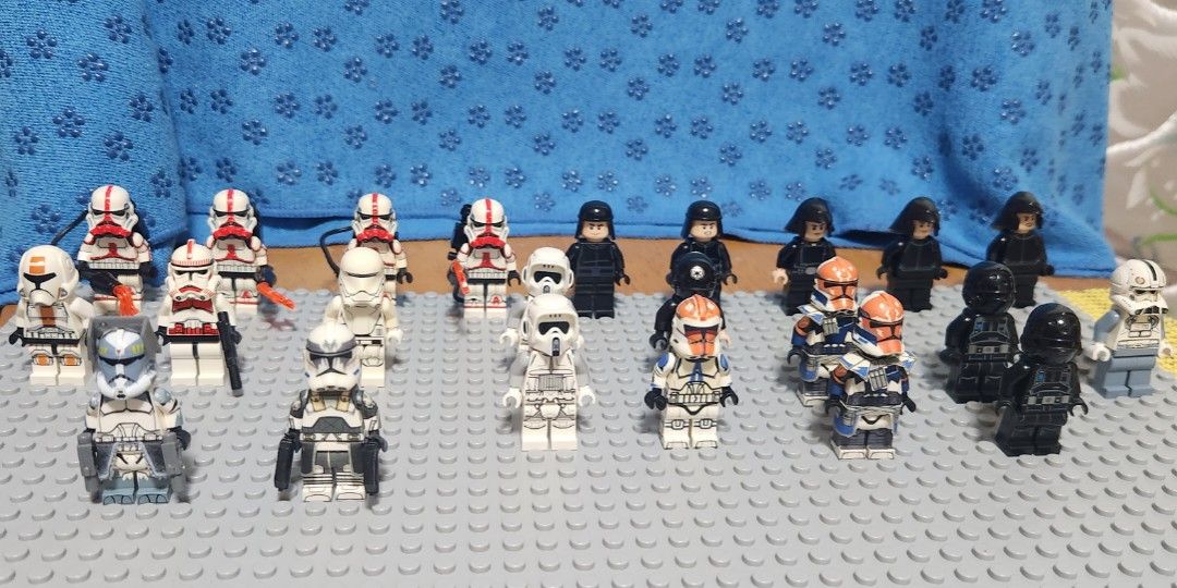 Lego Star Wars Mixed Clones n Death Star characters. Individual price range sale