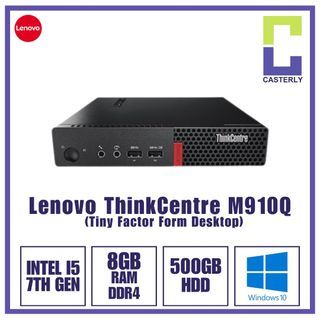 Lenovo ThinkCentre M910Q | Intel Core I5 7th Gen | 8GB/16GB DDR4 Ram | 500GB HDD | Windows 10/11 Ready
