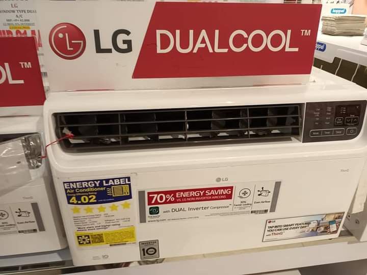 Dual Inverter Window Type Lg dual inverter window type aircon, TV & Home Appliances, Air ...