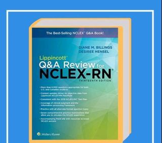 Lippincott Q&A Review for NCLEX-RN 13th Edition