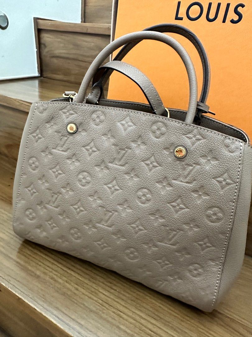 Louis Vuitton Empreinte Montaigne MM Tourterelle Luxury Bags Wallets on Carousell