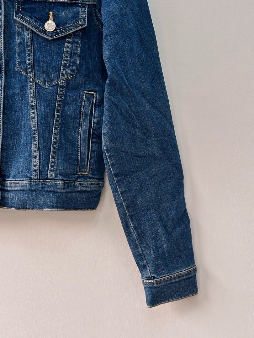 MANGO CLASSIC DENIM JACKET (Category: Coats, Jackets and Outerwear) located in Quezon City. Submitted by solteraph (Listing ID 1295128000, Image 3). Description: Authentic MANGO denim jacket Sizes available XXS, XS, S,M,L,XL,XXL all stocks are brandnew Available for same day pick up location: Novaliches, QC .