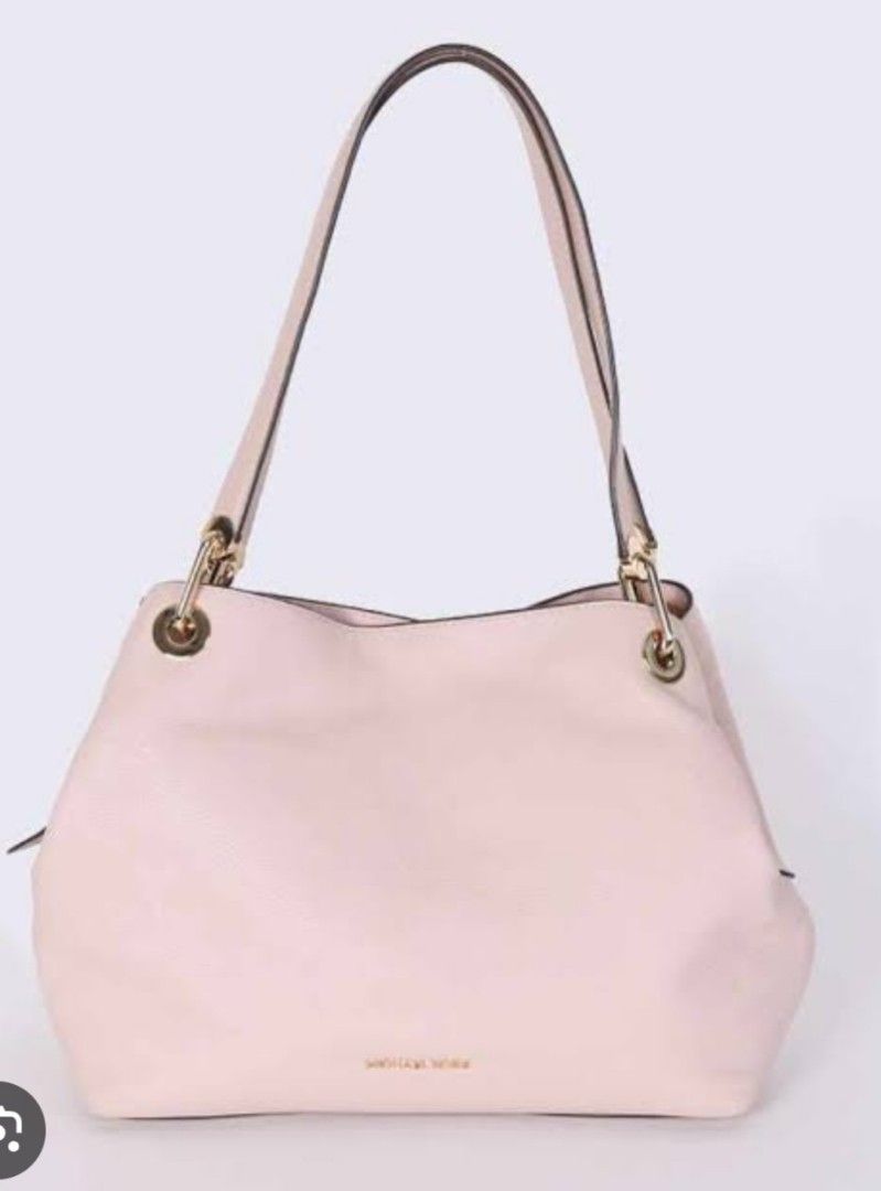 Michael Kors Soft Pink Raven Shoulder Bag Luxury Bags Wallets on Carousell
