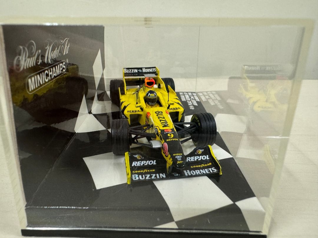 Minichamps 1/43 Jordan 198 Damon Hill 4th place German GP F1