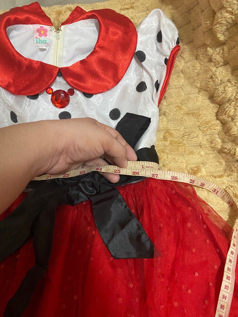 Minnie Mouse Dress (Category: Babies & Kids Fashion) located in Quezon City. Submitted by avyness (Listing ID 1295071786, Image 2). Description: Size small Length 31 inches Waist 25 inches 4-7 years old.