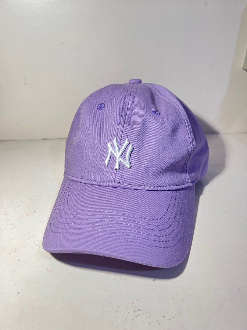 MLB cap (Category: Caps & Hats) located in Quezon City. Submitted by max.declutter (Listing ID 1295119205, Image 1). Description: color: purple size: OSFA -bought it from ig reseller - used once only! - rfs: too big for my head 😅 i think it’s mens sizing 😊 - Shipping fee c/o buyer - MOP: Gcash only -MOD : Lalamove/ Gogo express / Grab delivery.