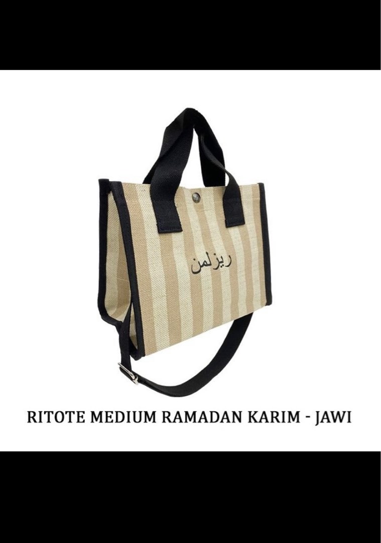 NEW! Rizalman Ritote Medium Jawi (Nude), Women's Fashion, Bags ...