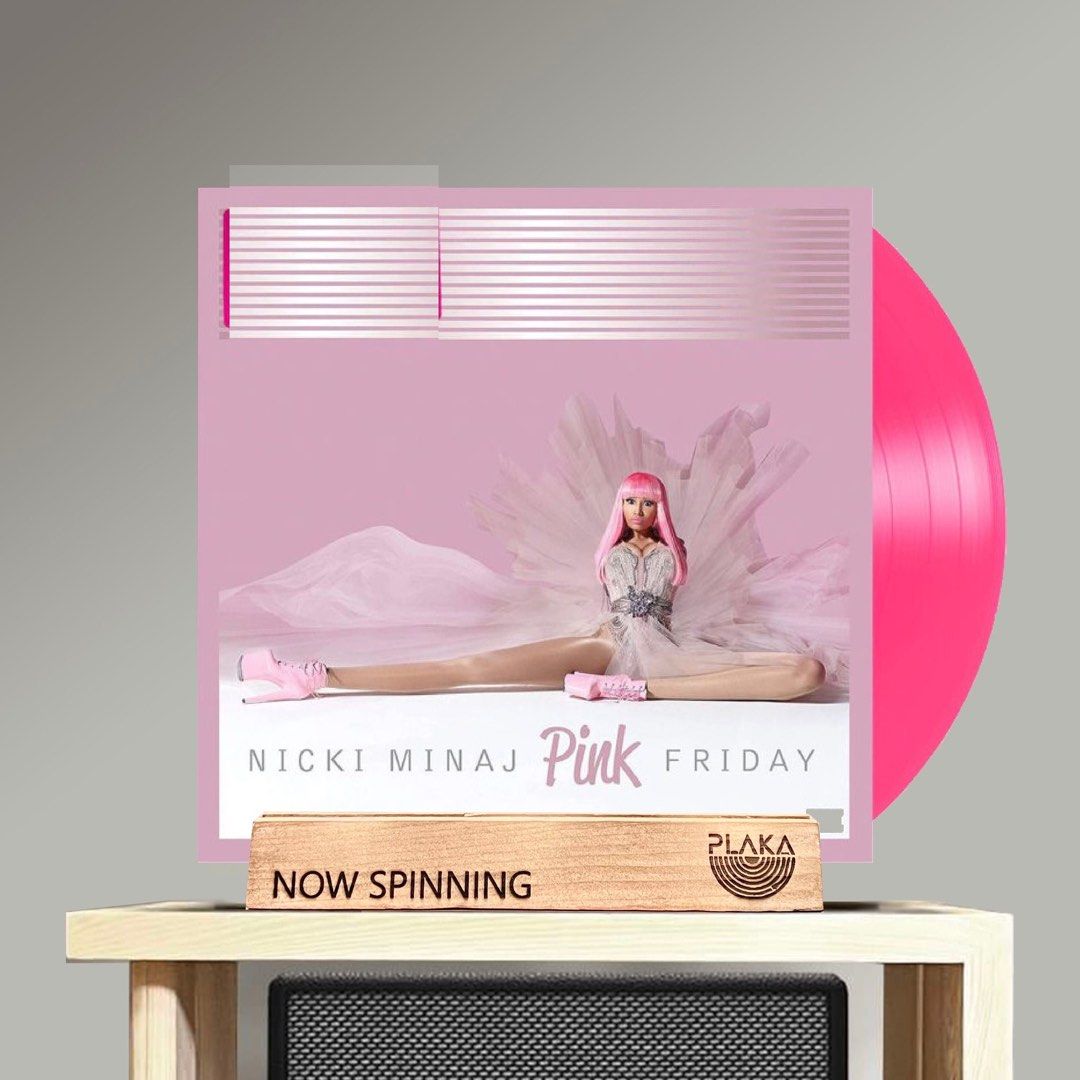 Nicki Minaj - Pink Vinyl LP Plaka (Category: Vinyls) located in Manila. Submitted by plaka.mnl (Listing ID 1295088119, Image 1). Description: Nicki Minaj - Pink 2LP Colored Vinyl *Color /Shade of actual vinyl may vary. The most successful female rapper of all time, Nicki Minaj, celebrates the 10th anniversary of her landmark album, Pink Friday, with this 2 LP pressed on pink vinyl. The jacket features a matte coating with a gloss finish. Track Li