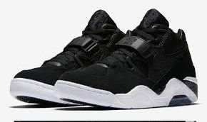 Nike air force 180 black white top