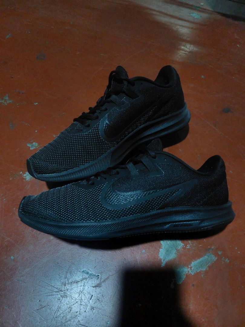 Nike Downshifter 9 Black Anthracite Men s Running Shoes 27 cm Men s Fashion Footwear Sneakers on Carousell