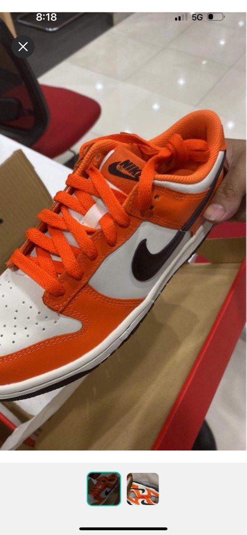Nike Dunk Low Halloween (Category: Sneakers) located in Antipolo. Submitted by _secondchances (Listing ID 1295122369, Image 2). Description: Nike Dunk Low Halloween 2022 GS Size: 5.5 Y (US 7 Women 24cm) Used once Rfs: not my style.